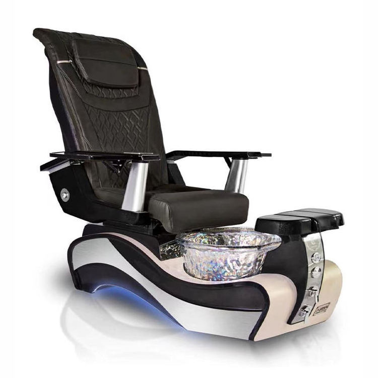 Chair with whirlpool no pipe foot spa folding luxury with massager pull push nails china chair for pedicure