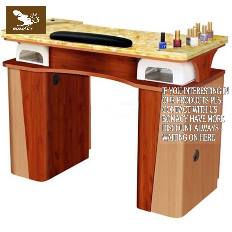 Bomacy nail technician professional  manicure table for gel nails  station salon furniture table for manicure light luxury