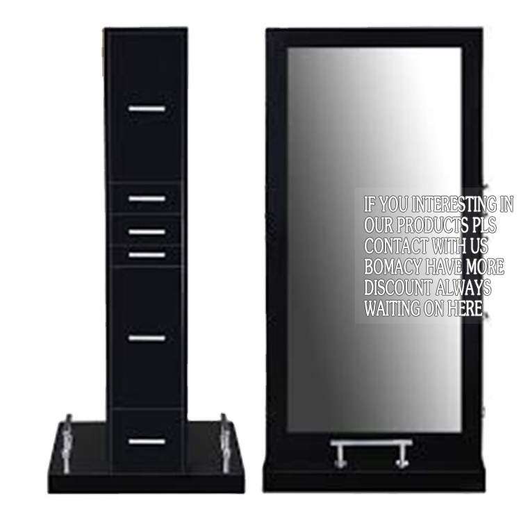 Newest design barber shop hair salon furniture double side  full body styling mirror station