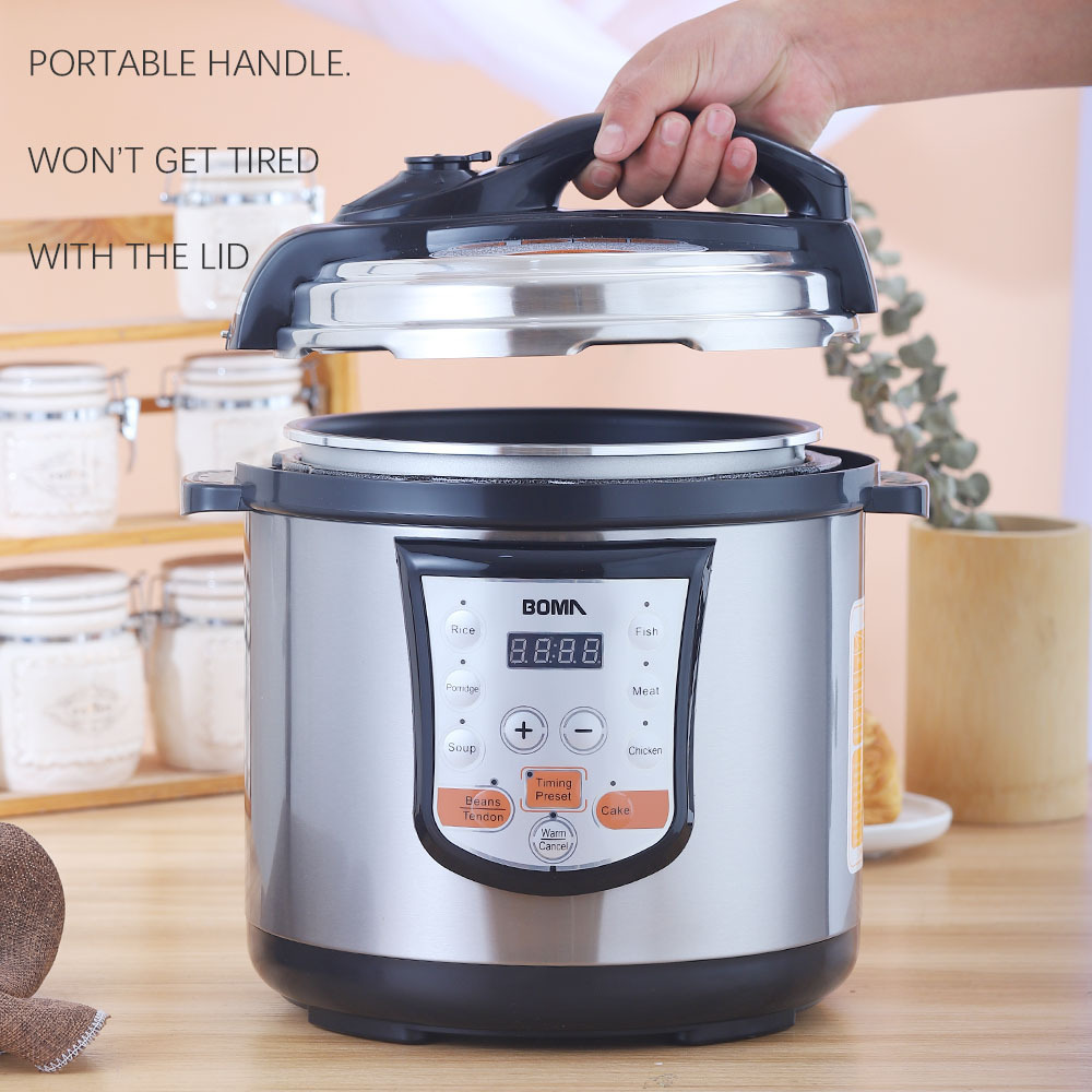 BOMA 2.0L pot 220V 304 stainless steel electric rice Noodle cooker Heating Small Smart Pressure Cooker Price