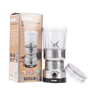 BOMA Mini Electric stainless Steel electric coffee grinder dry food spice coffee bean machine grinder