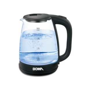 BOMA 2.0L Clear Glass Electric Coffee Kettle Kitchen application 2 color available household electric kettle 1500W 220V