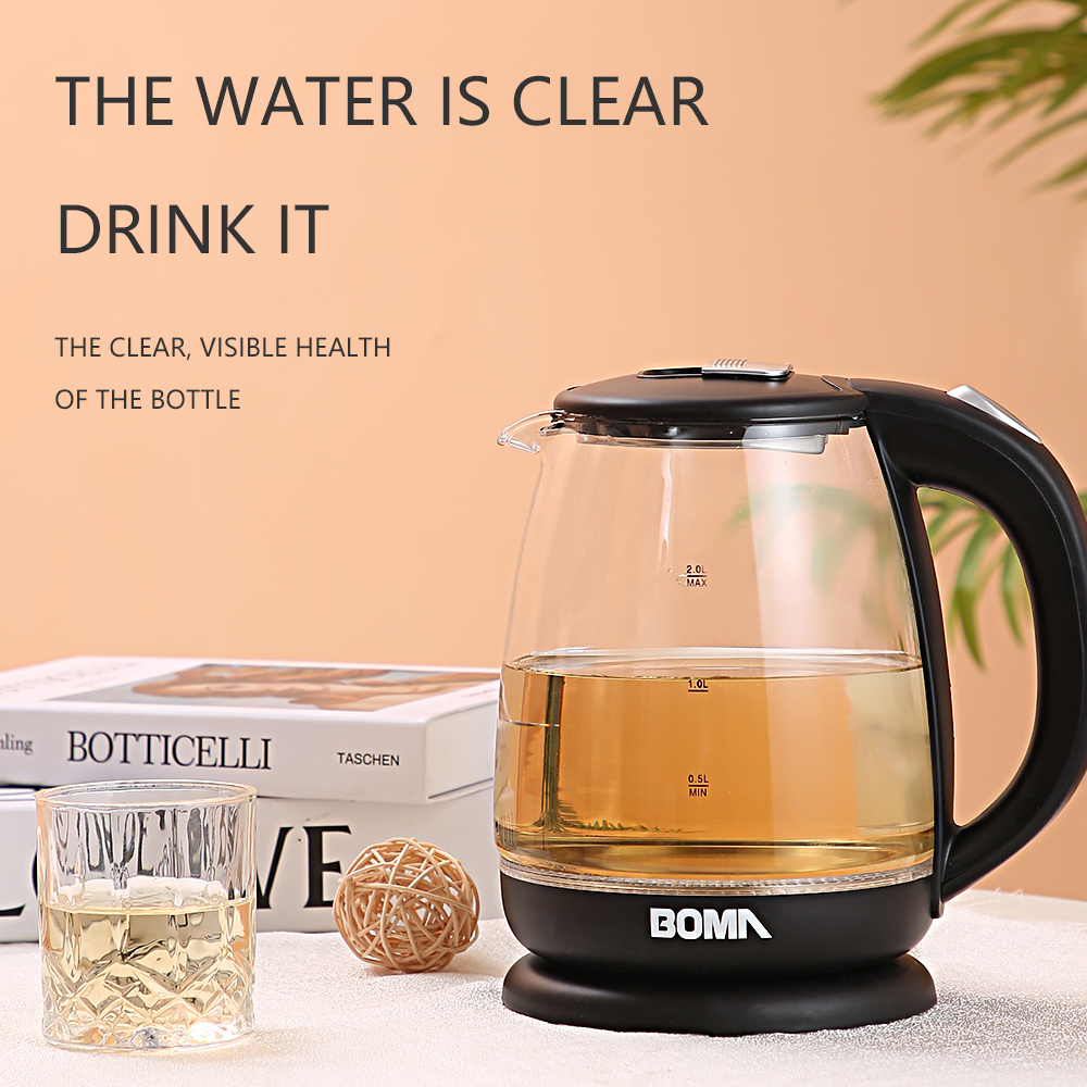 BOMA 2.0L Green matte electric water kettle teapot electric kettle Temperature Controller New Model Electric Kettle