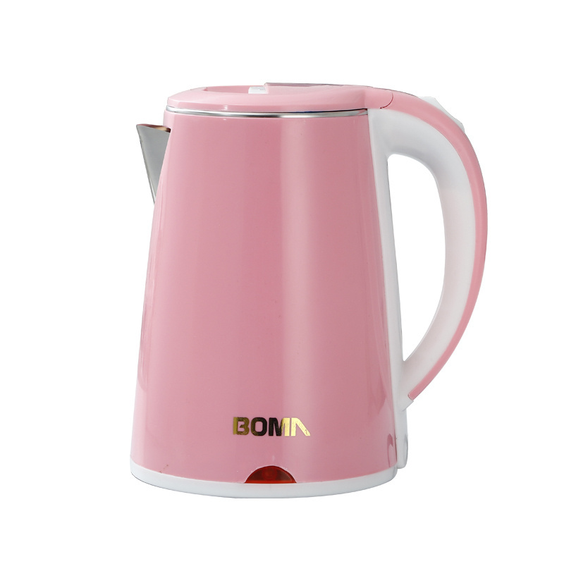 BOMA 1500w Keep-Warm Function home hotel appliance electric kettle 2.3L water tea 360 Degree Rotational double wall kettle