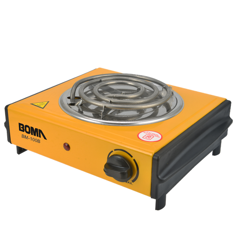 BOMA electric single burner hot plate with 1000W coil stove thermostat controller