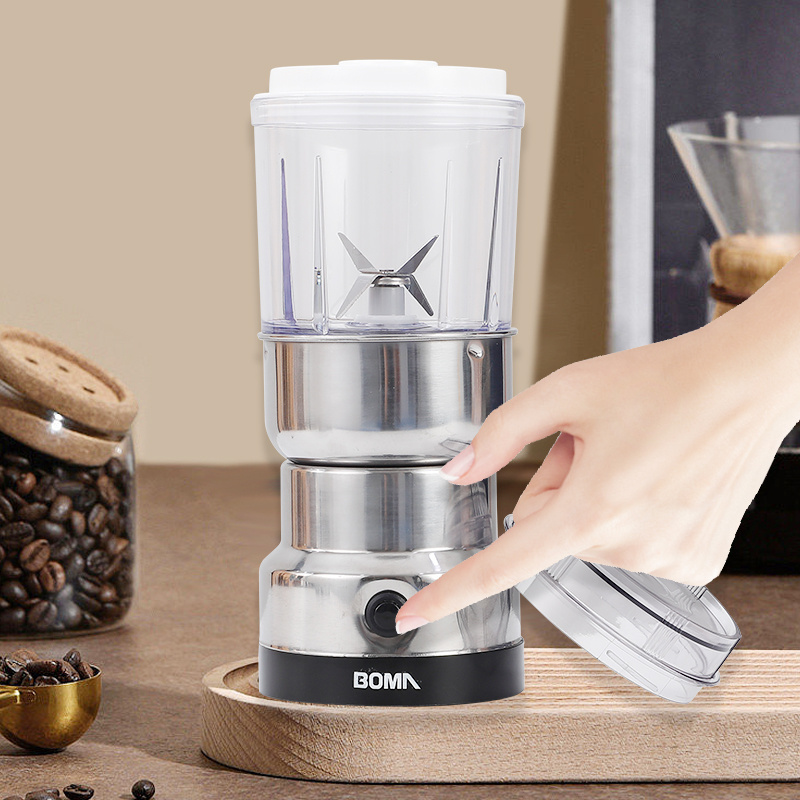 BOMA Mini Electric stainless Steel electric coffee grinder dry food spice coffee bean machine grinder