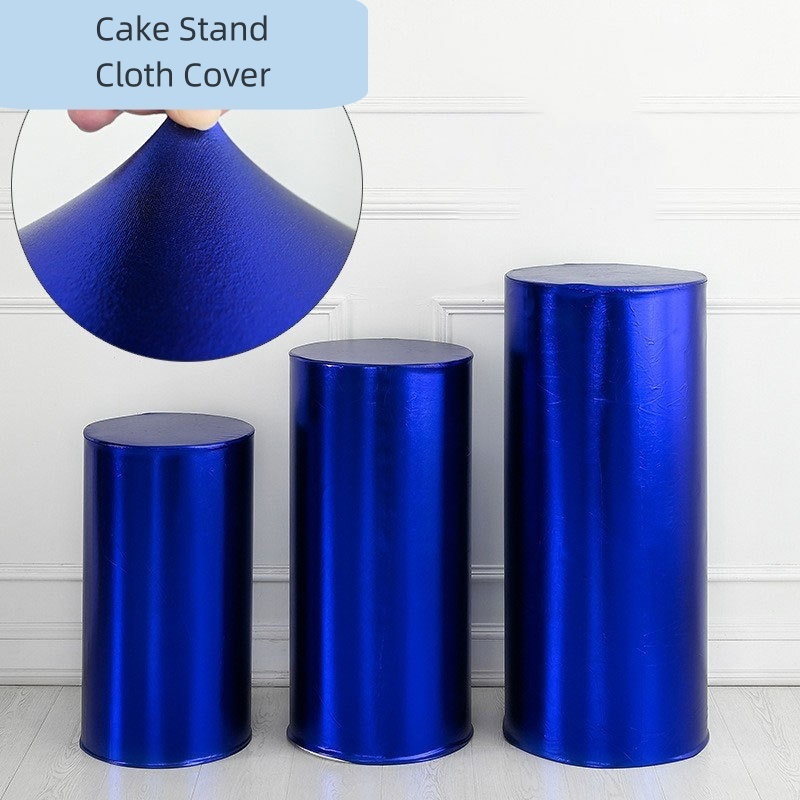 Other Wedding Decor Event Decorations Supplies Round Cylinder Plinth Props Pedestal Cake Stand Dessert Cloth Cover Outdoor