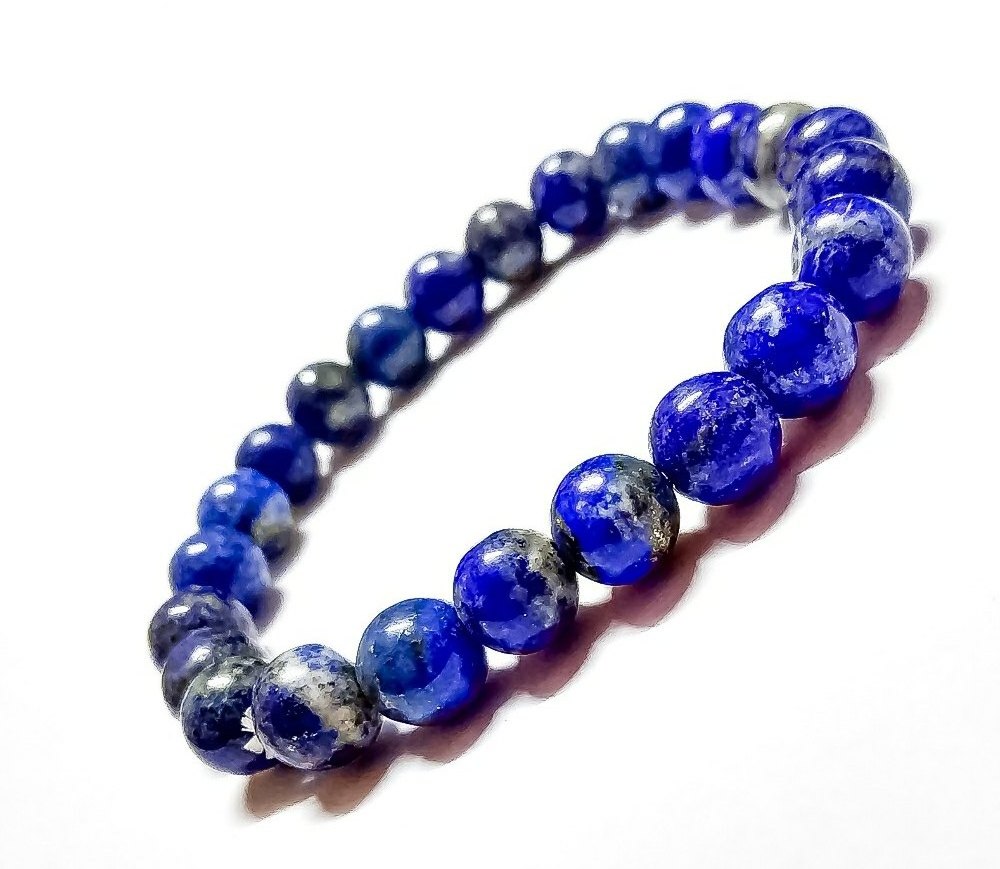 lapis lazuli bracelet wholesale with custom design bracelet and  lapis lazuli different beads evil eye charm meditation accessor