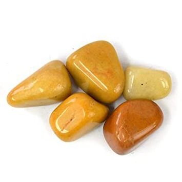 yellow jasper  agate stone tumbled crystal crafts crystal engraving bracelet   gemstone beads bulk gemstones  tumbled stones