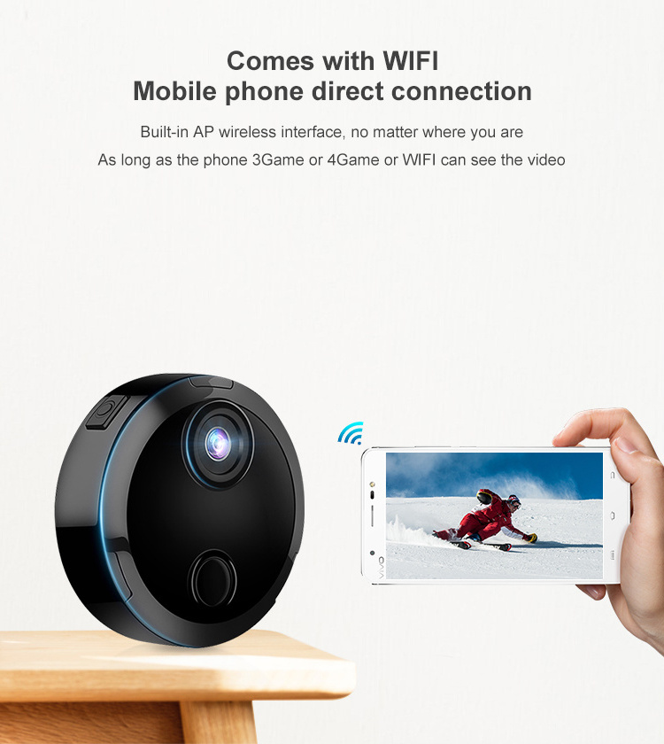 Hd 1080p Wifi Wireless Security Ip Infrared Night Vision Video Camcorder Mini Camera De Surveillance