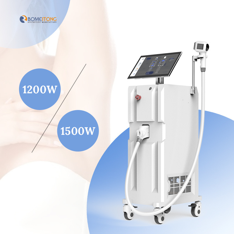 Factory price ce Beauty equipment 3 Wavelength 755 808 1064 price permanent painless 808 diode laser machine hair removal laser