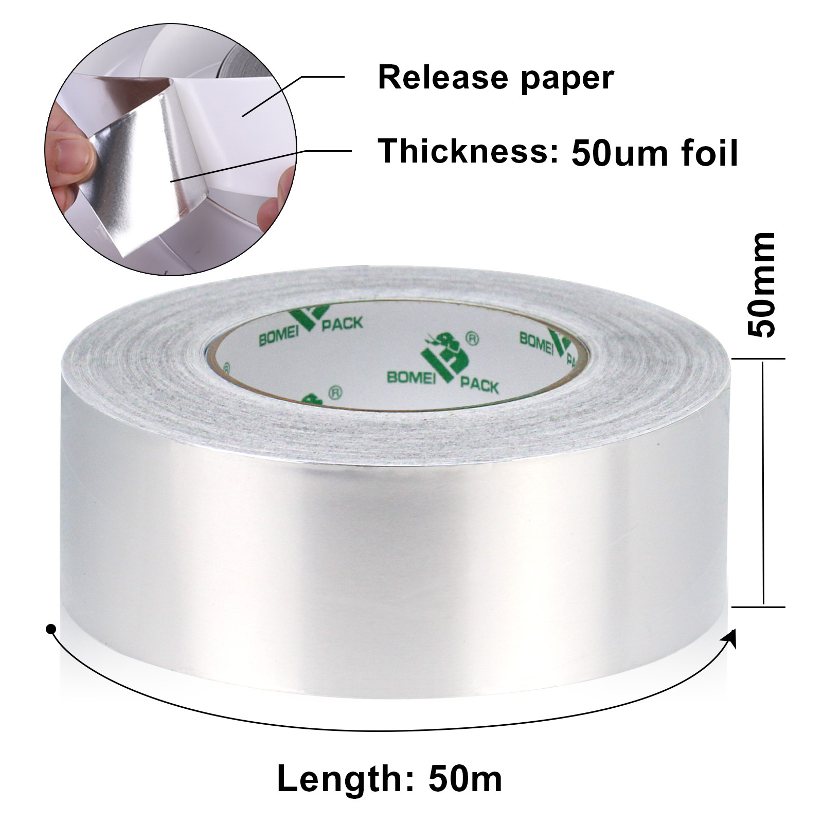 Self Adhesive Aluminum Foil Tape for HVAC