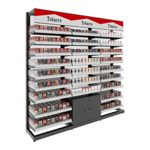 America Modern pop Metal Cigarette Display Rack For Smoke Shop display cabinet dispenser in cigarette display shelves