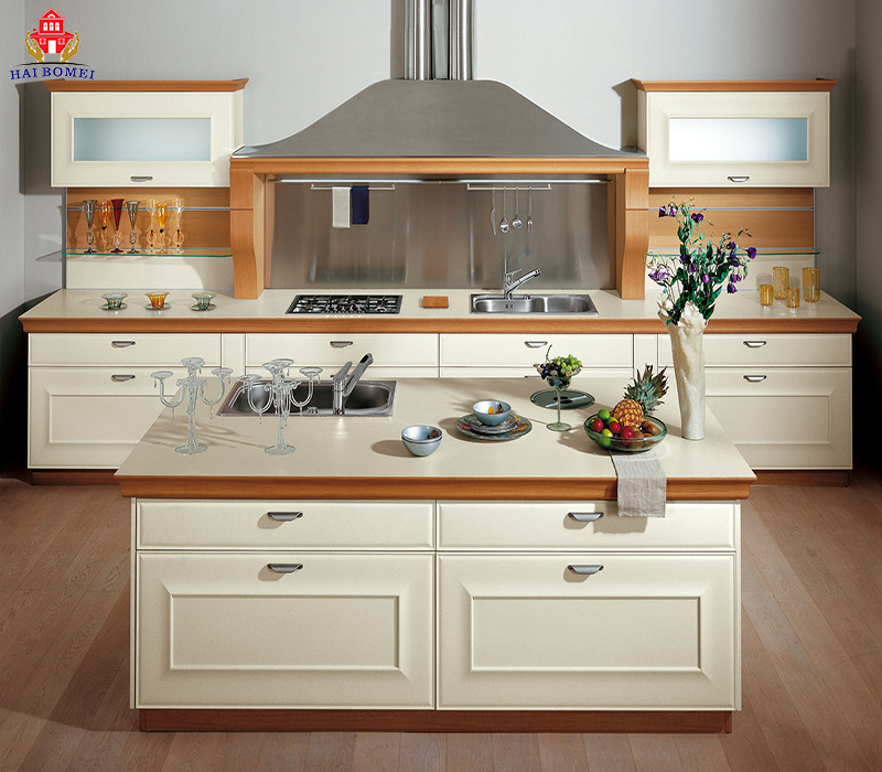 European Style White Classic Kitchen Cabinet