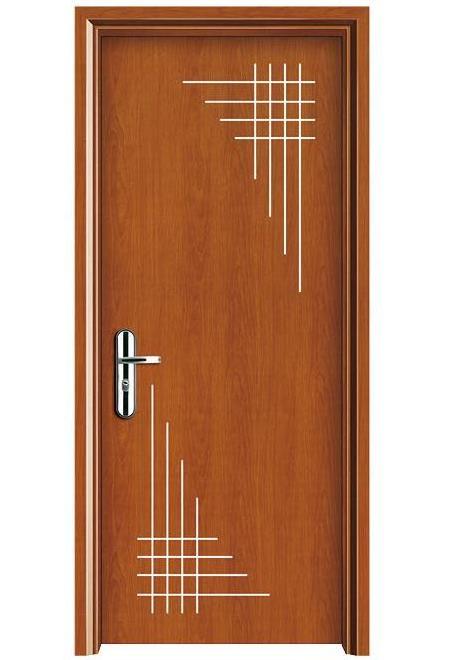 Top selling decorative bathroom door HSB-02 WPC door in Guangzhou