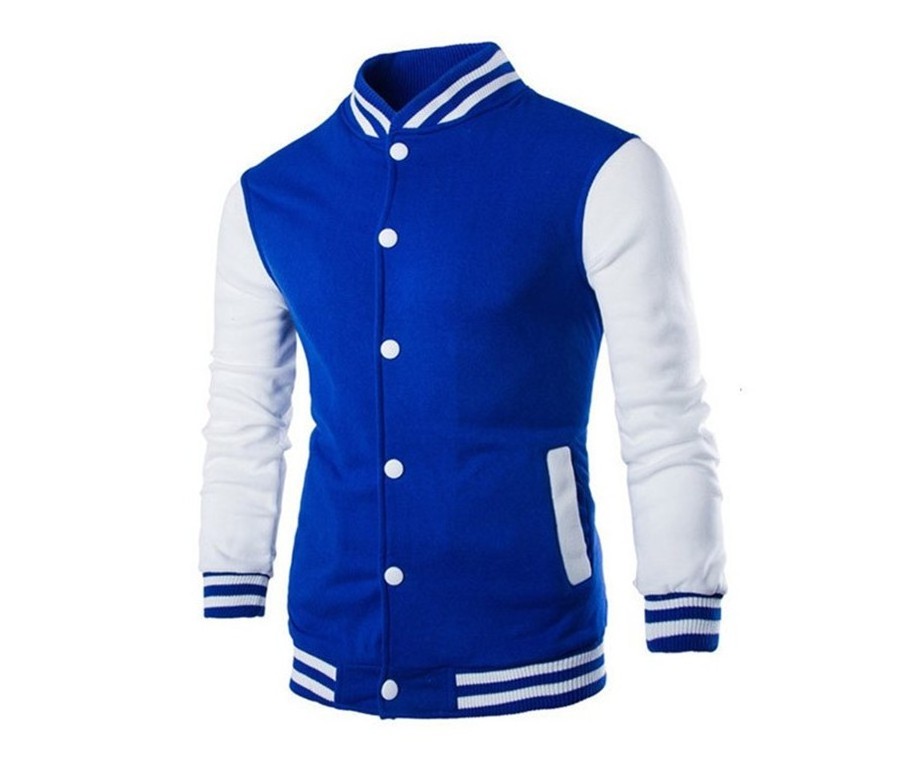 Plus size  college jackets wholesale blank varsity jackets custom logo plain letterman varsity men's  jackets