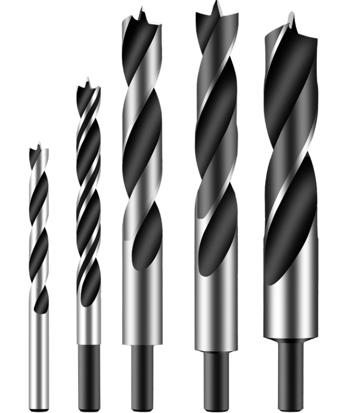 Drill bit BMAA-121 Wholesale 1/4 Hex Straight Shank Woodworking brad point twist drill bit set