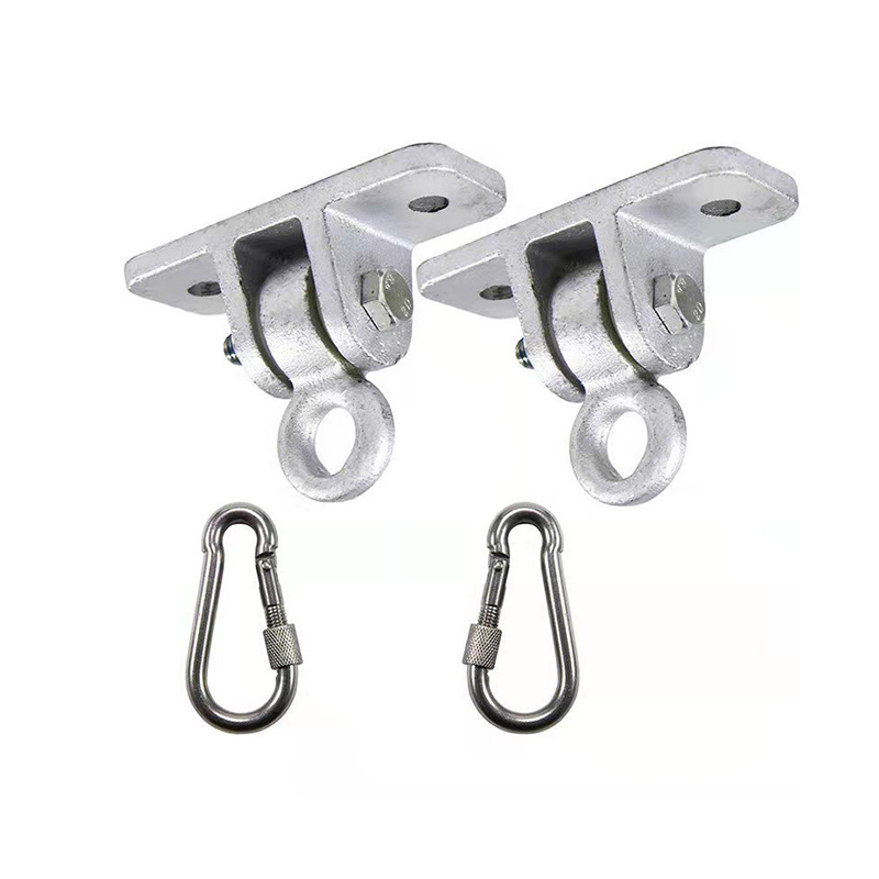 Zoshine swing hanger heavy duty Brackets with Locking Snap Hooks for Playground Indoor/Outdoor Hardware Accessories