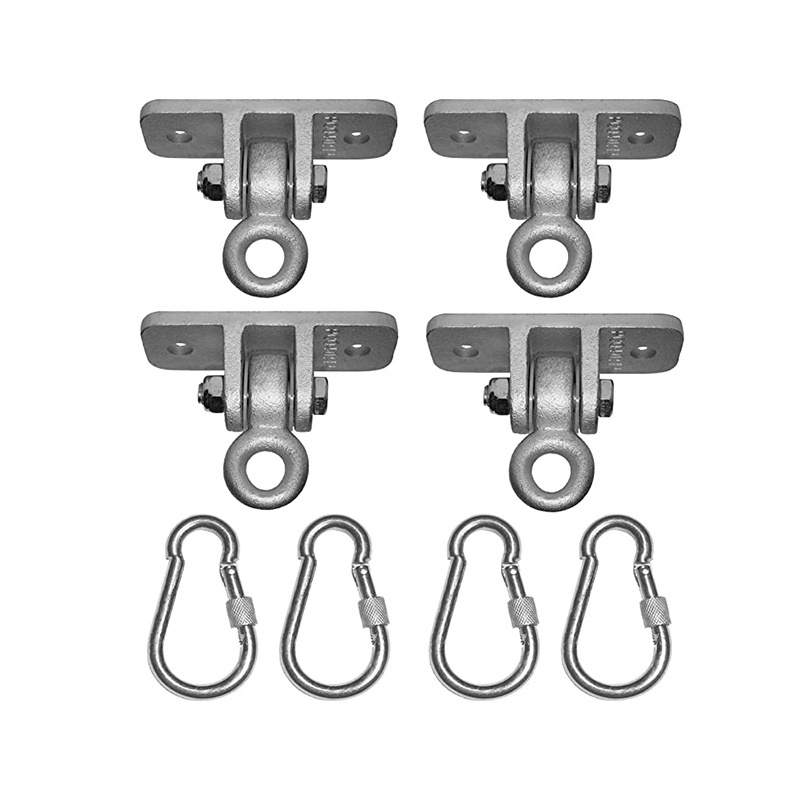 Zoshine swing hanger heavy duty Brackets with Locking Snap Hooks for Playground Indoor/Outdoor Hardware Accessories