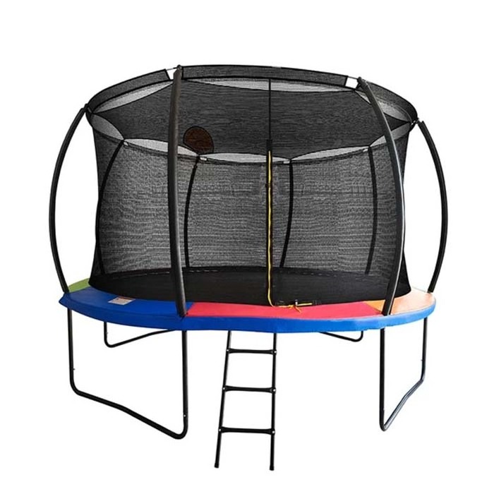 Zoshine 6/8/10/12/14/16/18FT Jumping bungee Trampoline Outdoor Trampoline for Kids and Adults with Safety Net and Spring Padding