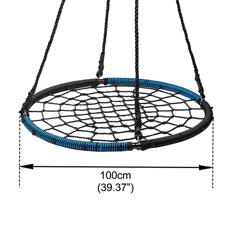 Zoshine Flying Saucer Swing for Kids Outdoor Large Round Tire Swings for Tree Strong Heavy Duty for Outside Playground