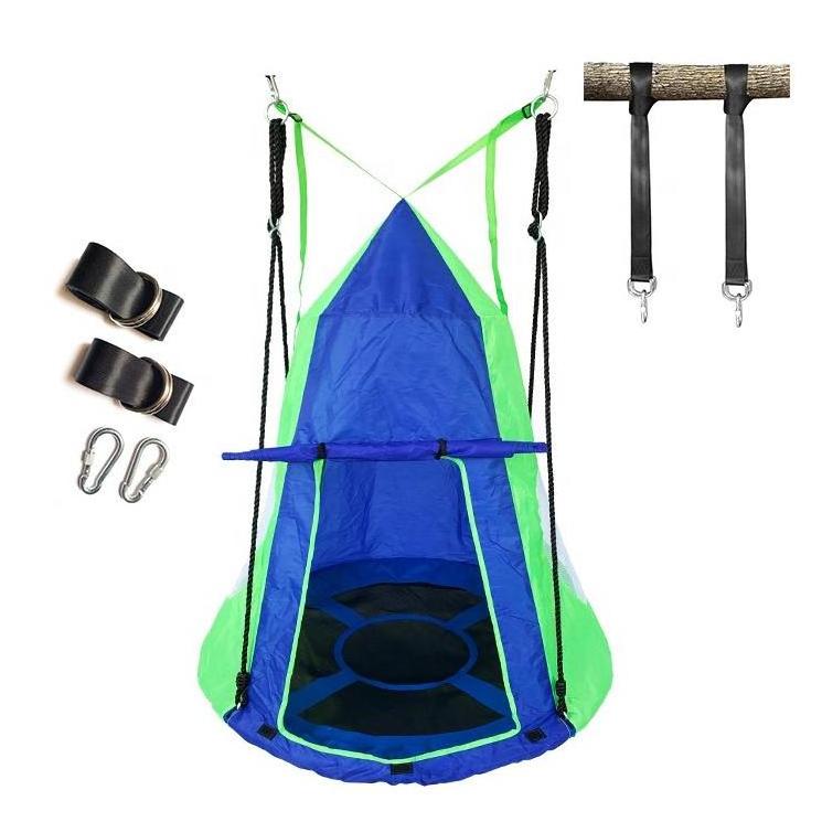 Zoshine Flying Saucer Tree Swing Tent`hammock Nest Pod Hanging Tree Swing Tent Outdoor Camping Hanging Swing with Mosquito Net