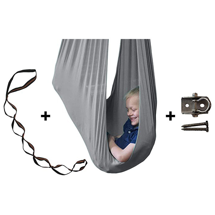 Zoshine Manufacturer Best Selling Sensory Swing Wholesale Vestibular Input Therapy Yoga Swing Nylon Deep Pressure Therapy Swing