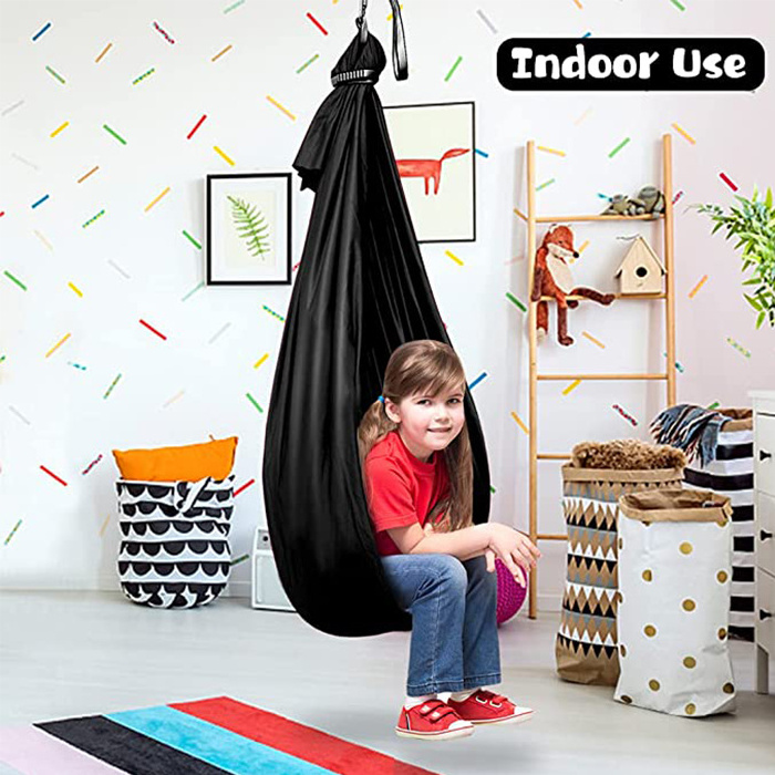 Zoshine  Indoor Integration Sensory Swing Children's Elastic Hammock Swing Autism Therapy Sensory Swing for kids