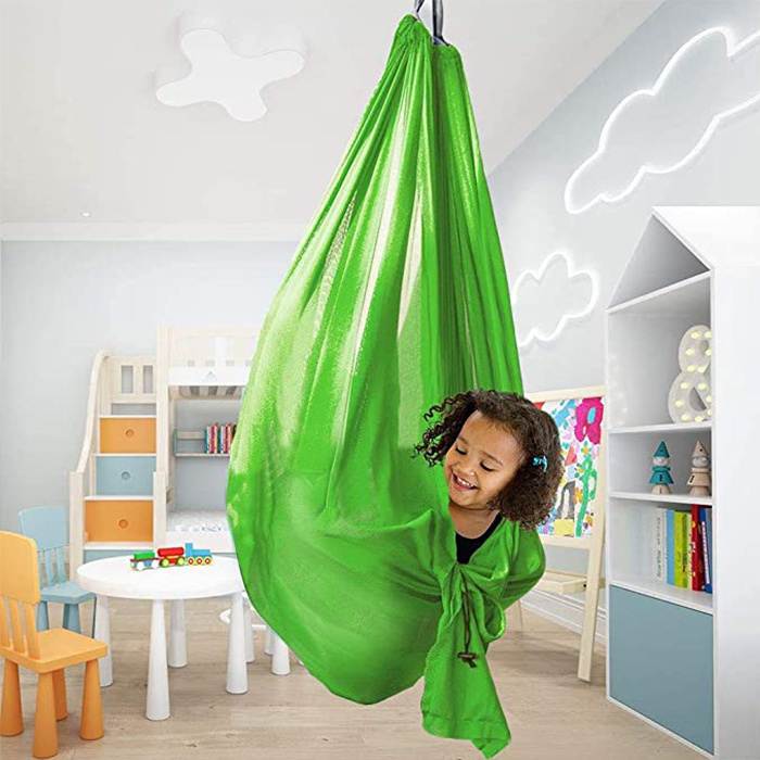 Zoshine Premium Indoor Integration Sensory Swing Children's Elastic Hammock Swing Autism Therapy Sensory Swing for kids