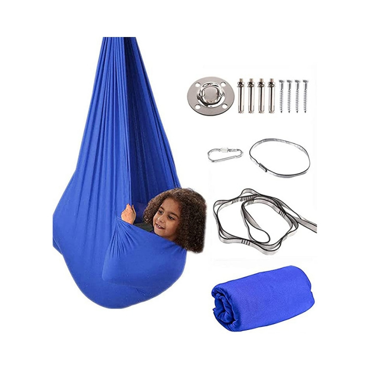 Zoshine Hammock Hanging Sensory Swing Relief Lightweight Sensory Swing Indoor Soft Silk Sensory Swing Wholesale