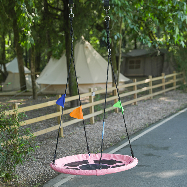 Zoshine Garden Swings for Kids with Shoulder Straps swing  amusement outdoor for Sale Flying Saucer Tree Swing