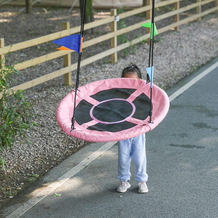 Zoshine Garden Swings for Kids with Shoulder Straps swing  amusement outdoor for Sale Flying Saucer Tree Swing