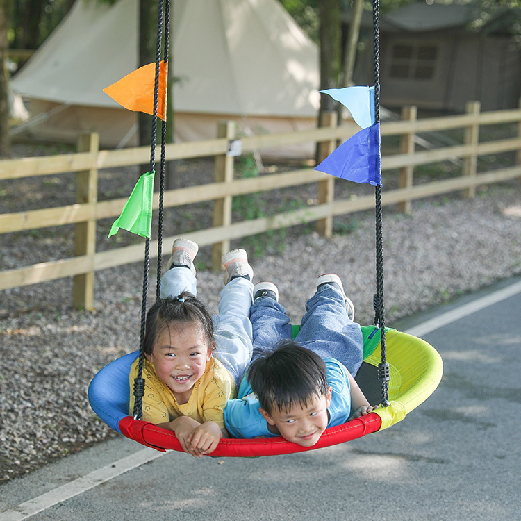 Zoshine  Garden tree Swing  for Sale Flying Saucer Tree Swing for Kids with Shoulder Straps swing