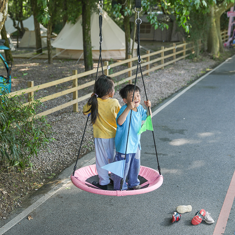 Zoshine Garden Swings for Kids Flying Saucer Tree Swing amusement outdoor sale Shoulder Straps swing