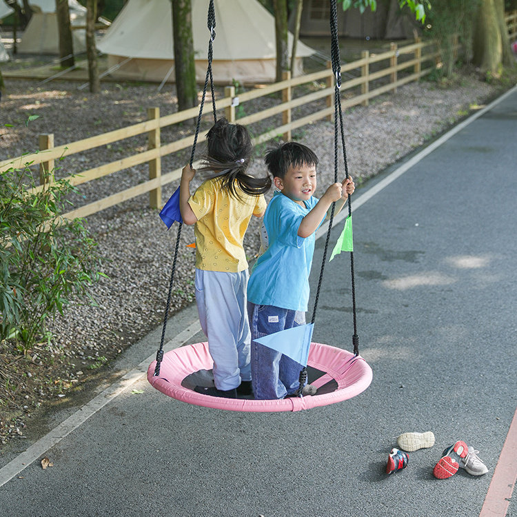 Zoshine Garden Swings for Kids Flying Saucer Tree Swing amusement outdoor sale Shoulder Straps swing