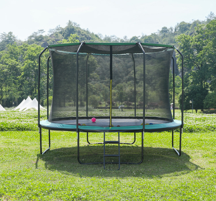 Zoshine Round Outdoor Trampoline for Sale Manufacturer Custom Trampoline with Trampoline Tent and Safety Net