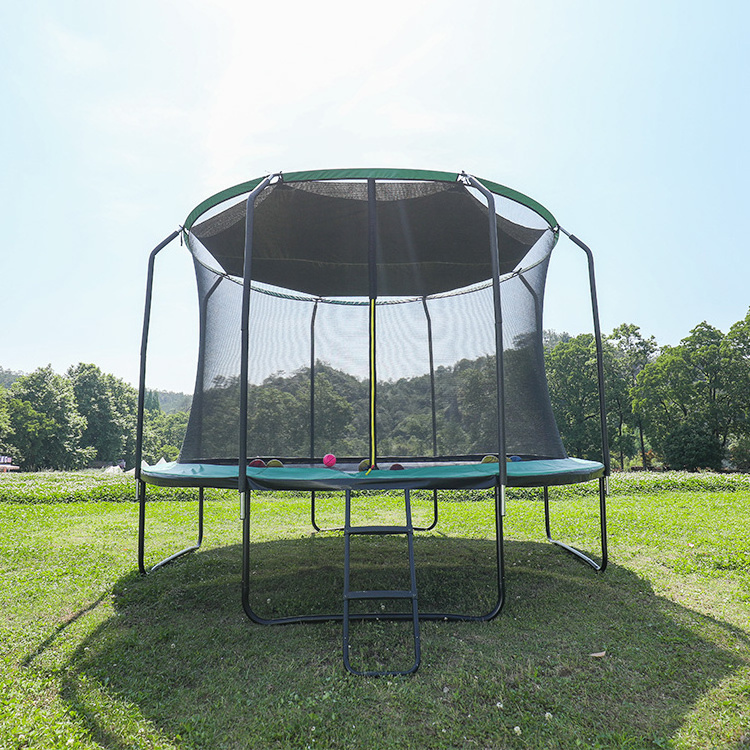 Zoshine Round Outdoor Trampoline for Sale Manufacturer Custom Trampoline with Trampoline Tent and Safety Net