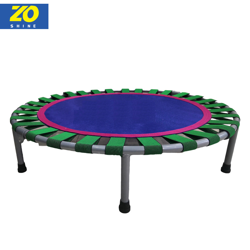 Zoshine  Circle Elastic Band Mini Trampoline Home Gym Equipment Indoor&outdoor  Jump Bed With Safety Handle Bar