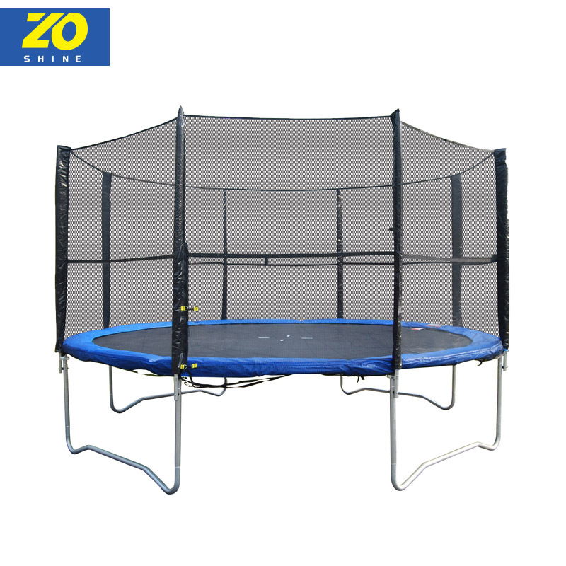 Zoshine High Quality Backyard Super Large Trampoline 8FT 10FT 12FT 14FT 16FT family Trampoline Outdoor With Protective Net