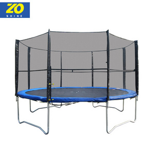 Zoshine High Quality Backyard Super Large Trampoline 8FT 10FT 12FT 14FT 16FT family Trampoline Outdoor With Protective Net