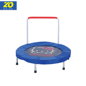 Zoshine  Circle Elastic Band Mini Trampoline Home Gym Equipment Indoor&outdoor  Jump Bed With Safety Handle Bar