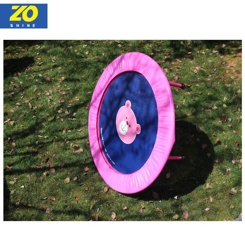 Zoshine  Circle Elastic Band Mini Trampoline Home Gym Equipment Indoor&outdoor  Jump Bed With Safety Handle Bar