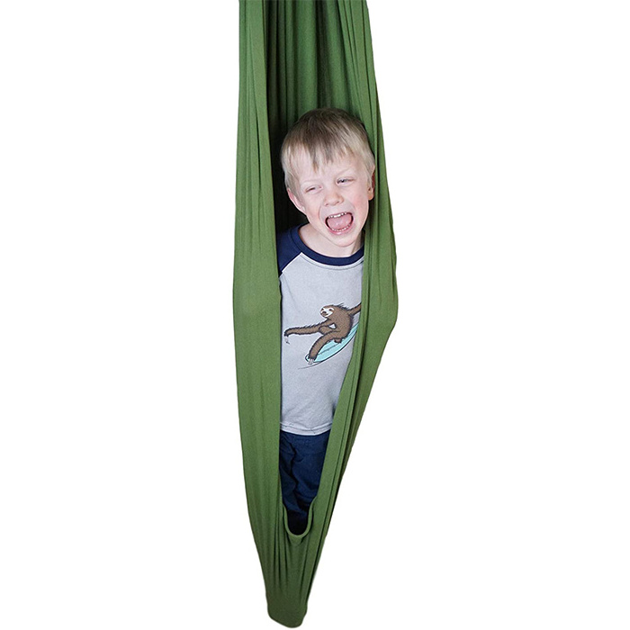 Zoshine China Kids Sensory Therapy  Factory Green Sensory Swing Hammock Double Layered For Autism