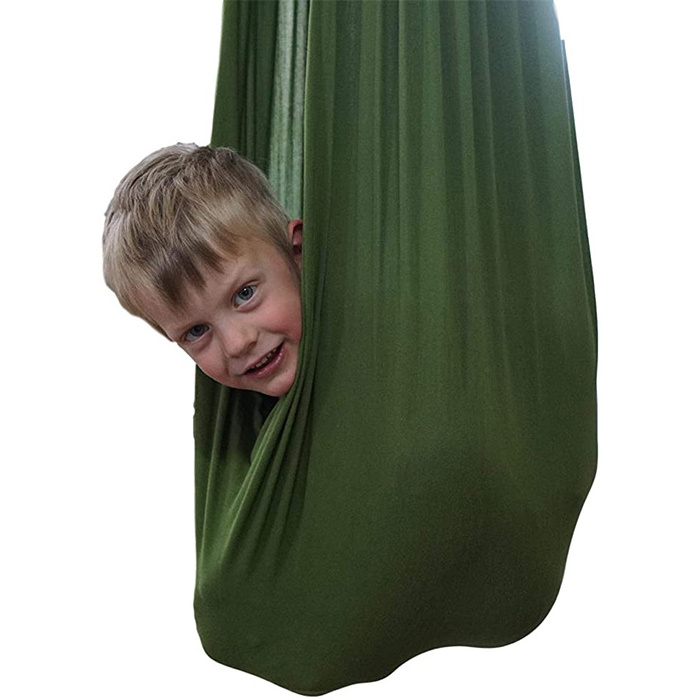 Zoshine China Kids Sensory Therapy  Factory Green Sensory Swing Hammock Double Layered For Autism