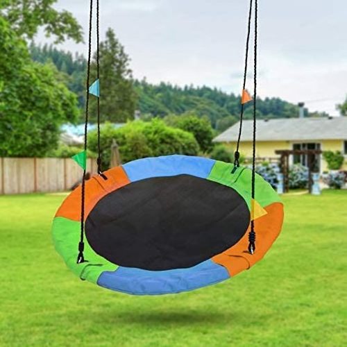 Zoshine UFO Kids Indoor Outdoor Tree Swing Toys With Durable Frame Waterproof Courtyard Swing Set