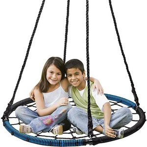 Zoshine High quality Tree Swing Bed 2 Person Round Air Fly Platform Rope Tree Swing Outdoor