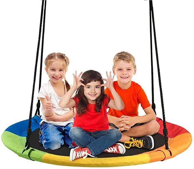 Zoshine Super Fun Child Tree Swing On Sale  Outdoor Small Kids Adults Flying Palm Tree Net Swing