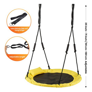 Tree Swing Set, 40" Waterproof Durable Outdoor Swing Attaches to Trees or Existing Swing Sets for Kids, Adults, and Teens