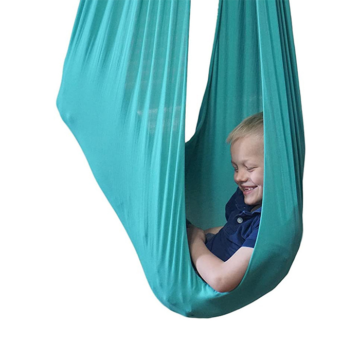 Zoshine Swing for Kids urable Indoor Fabric Swing Hanging Sensory Pod Reversible Home Child Comfortable Therapy Hammock Swing