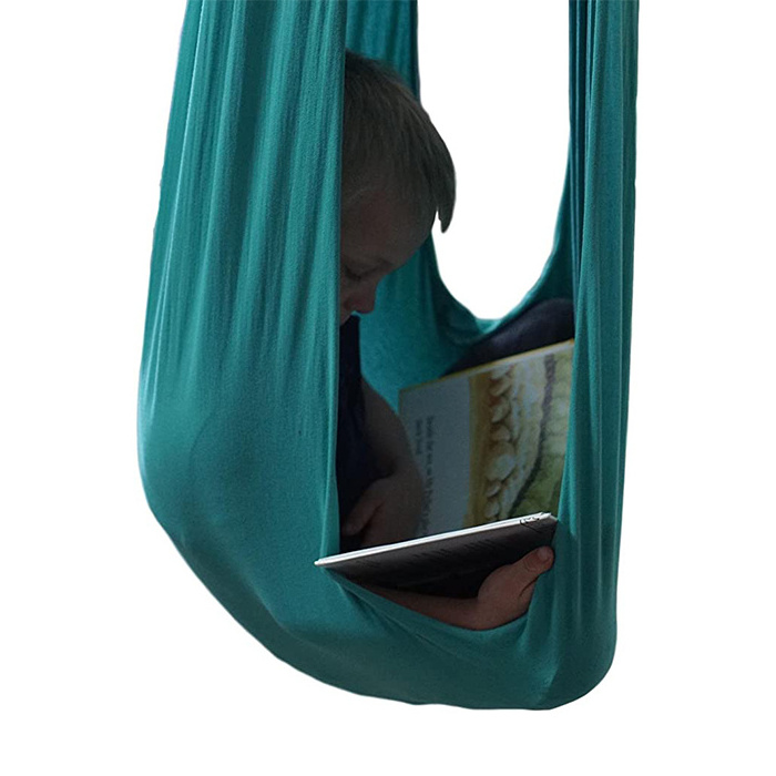 Zoshine Swing for Kids urable Indoor Fabric Swing Hanging Sensory Pod Reversible Home Child Comfortable Therapy Hammock Swing